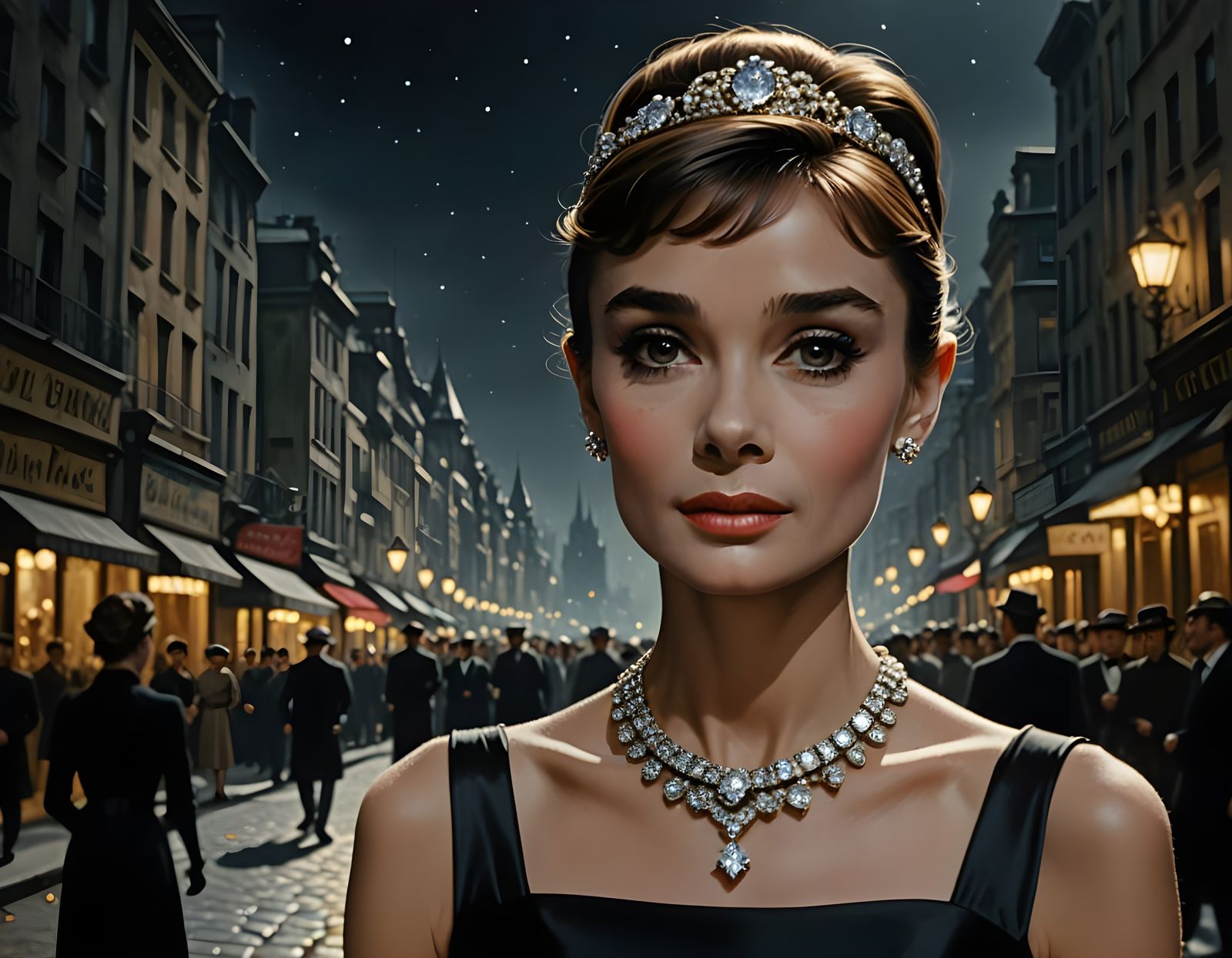 Audrey Hepburn in Futuristic Breakfast at Tiffany's Style