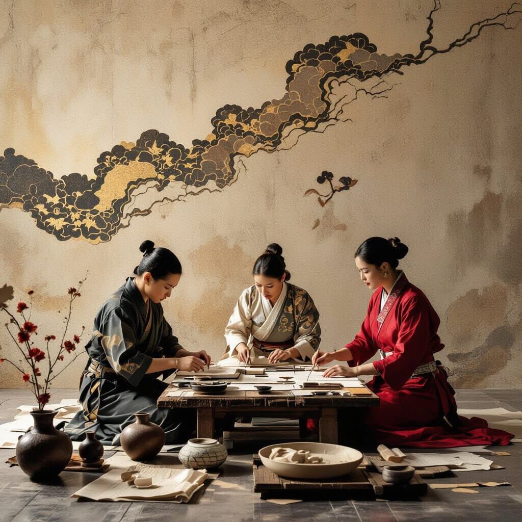 Asian Art: Tradition Meets Modern Life with Artisans and Dan...