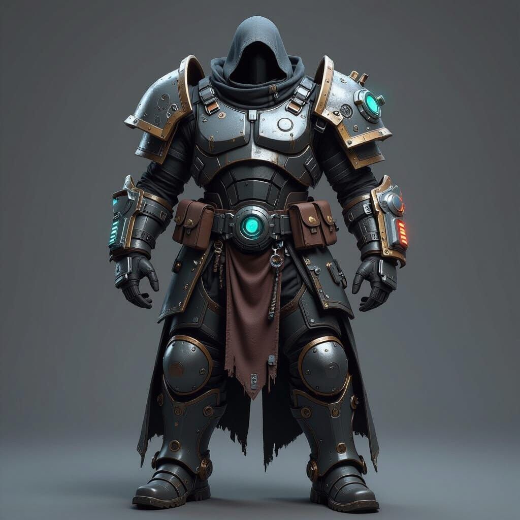 Cyberpunk & Warcraft Heavy Armor Design