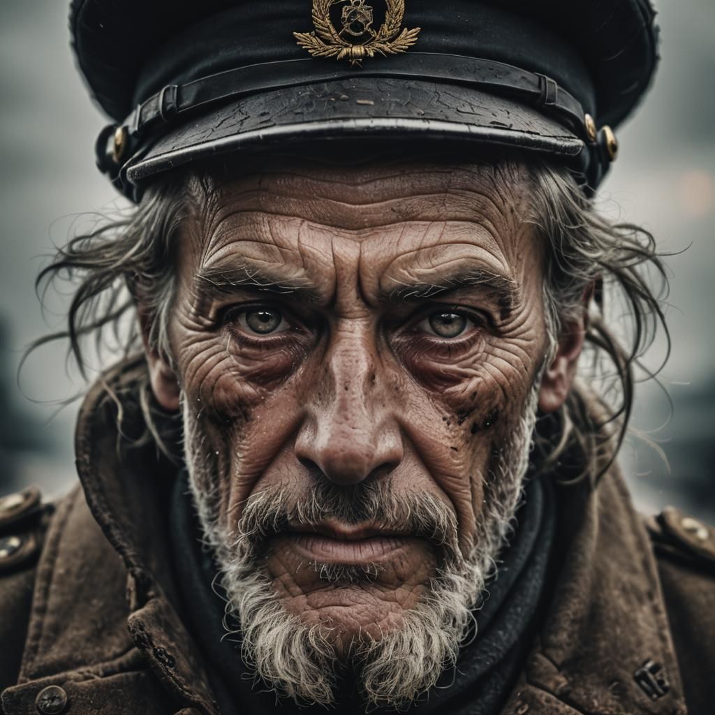 Captain Friedrich: A Striking Portrait in Ambient Light