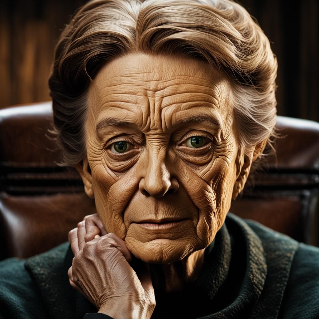 Hyperrealistic Portrait of Professor McGonagall
