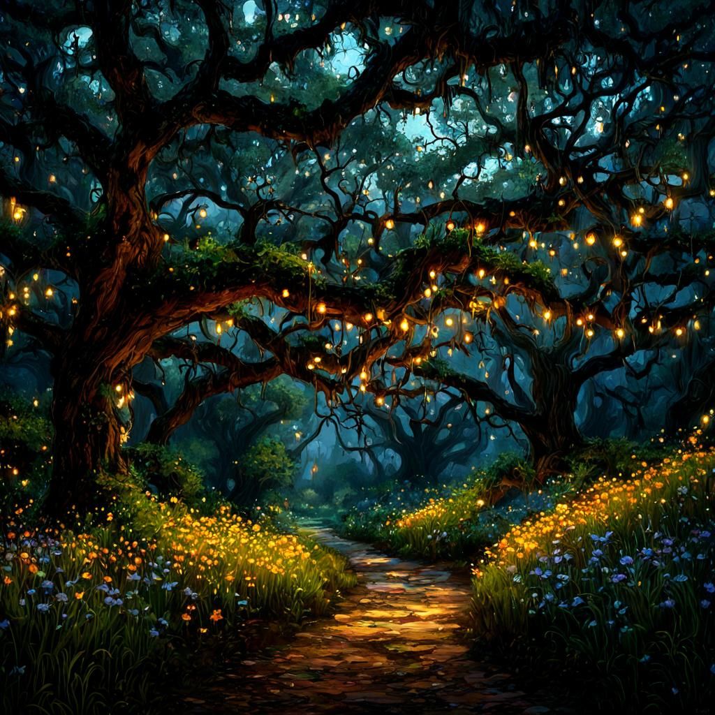 Fireflies Light a Magical Summer Meadow