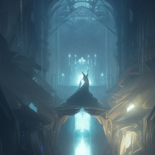 Dark Fantasy Diamond Concept Art in Unreal Engine