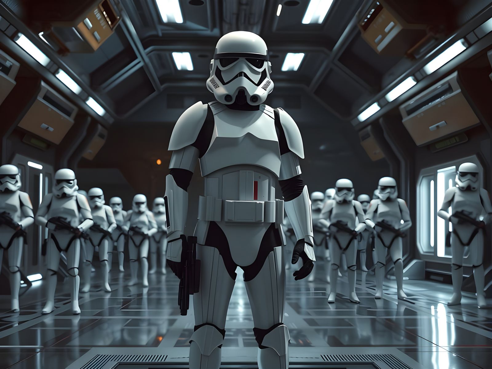 Imperial Commandos Train Early Stormtrooper Recruits in a Ga...