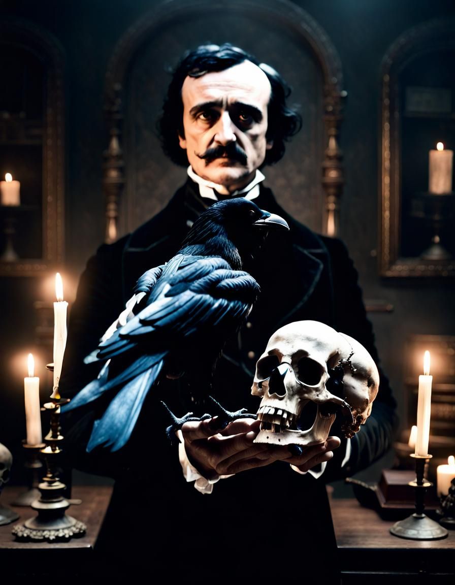 Horror writer Edgar Allan Poe
