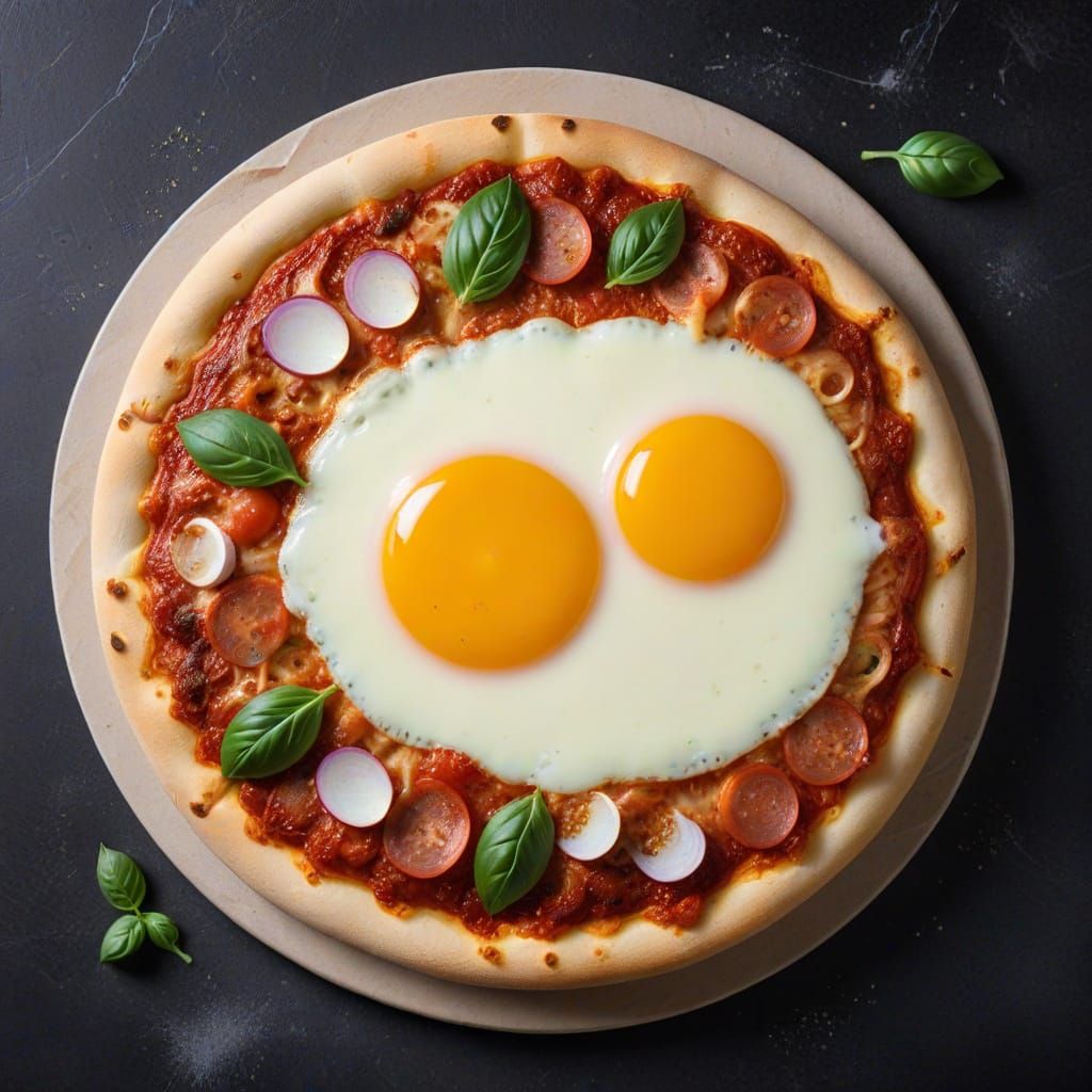 Pizza Egg: An AI Generated Concept