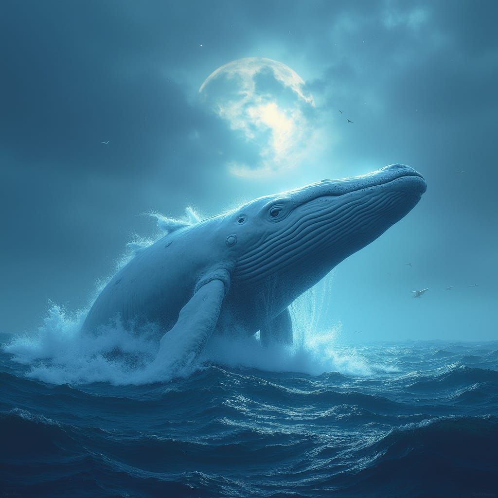 Ethereal Oceanic Dreamscape with Shimmering Savannah Lights