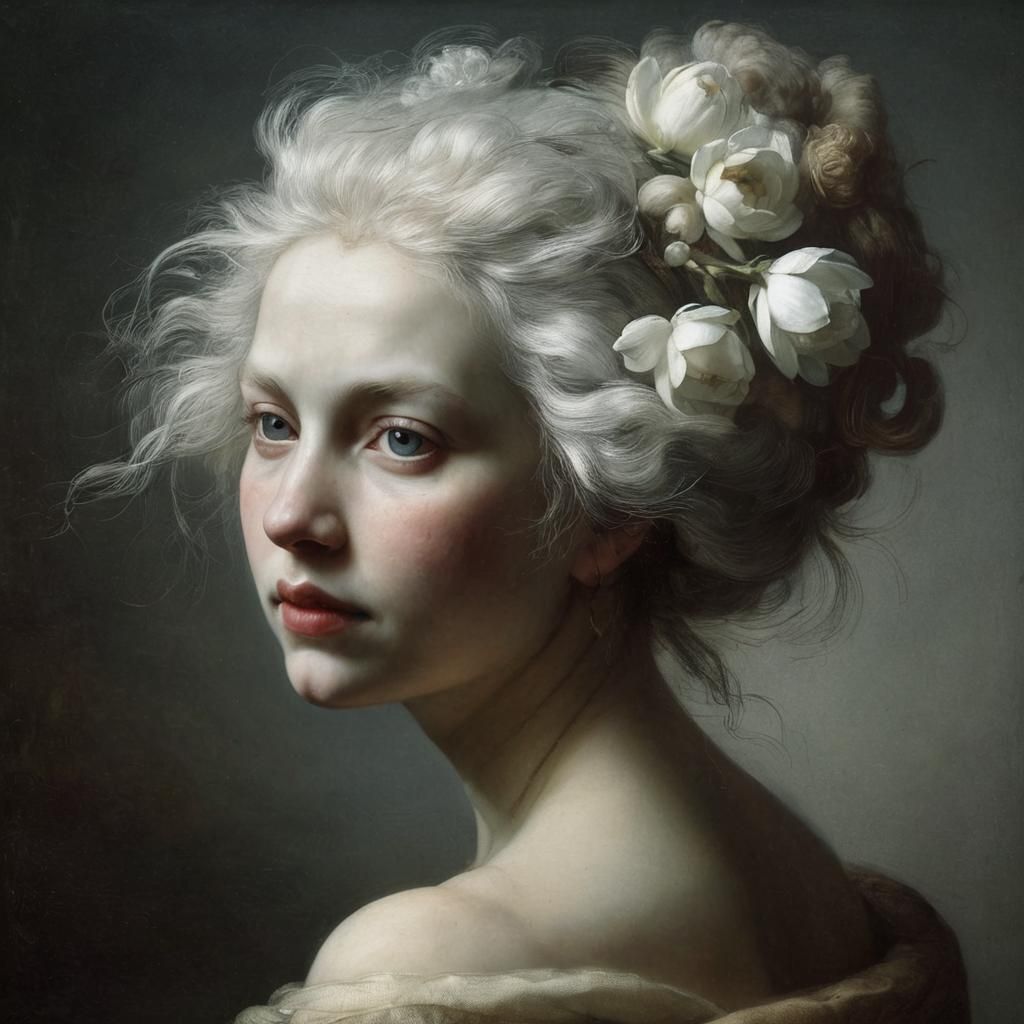 Rembrandt-Style Portrait with Dramatic Lighting