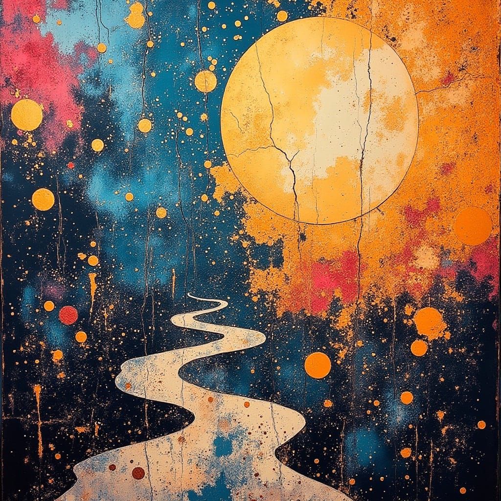 Vibrant Dreamscapes in Neon Hues