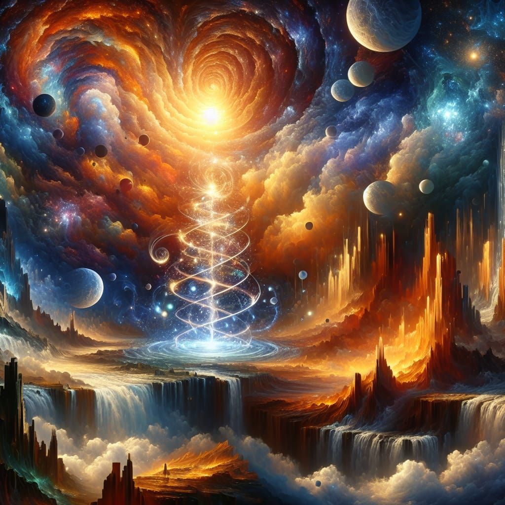 Eternal Dance of Life: Fantasy Concept Art