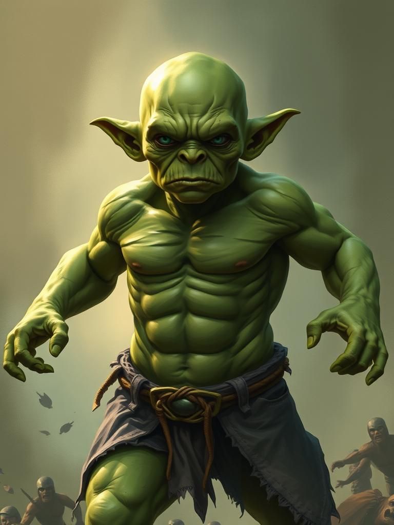 Gollum as the Hulk Mashup