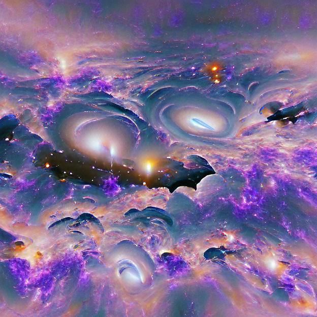Spectacular Galactic View of Star Clusters