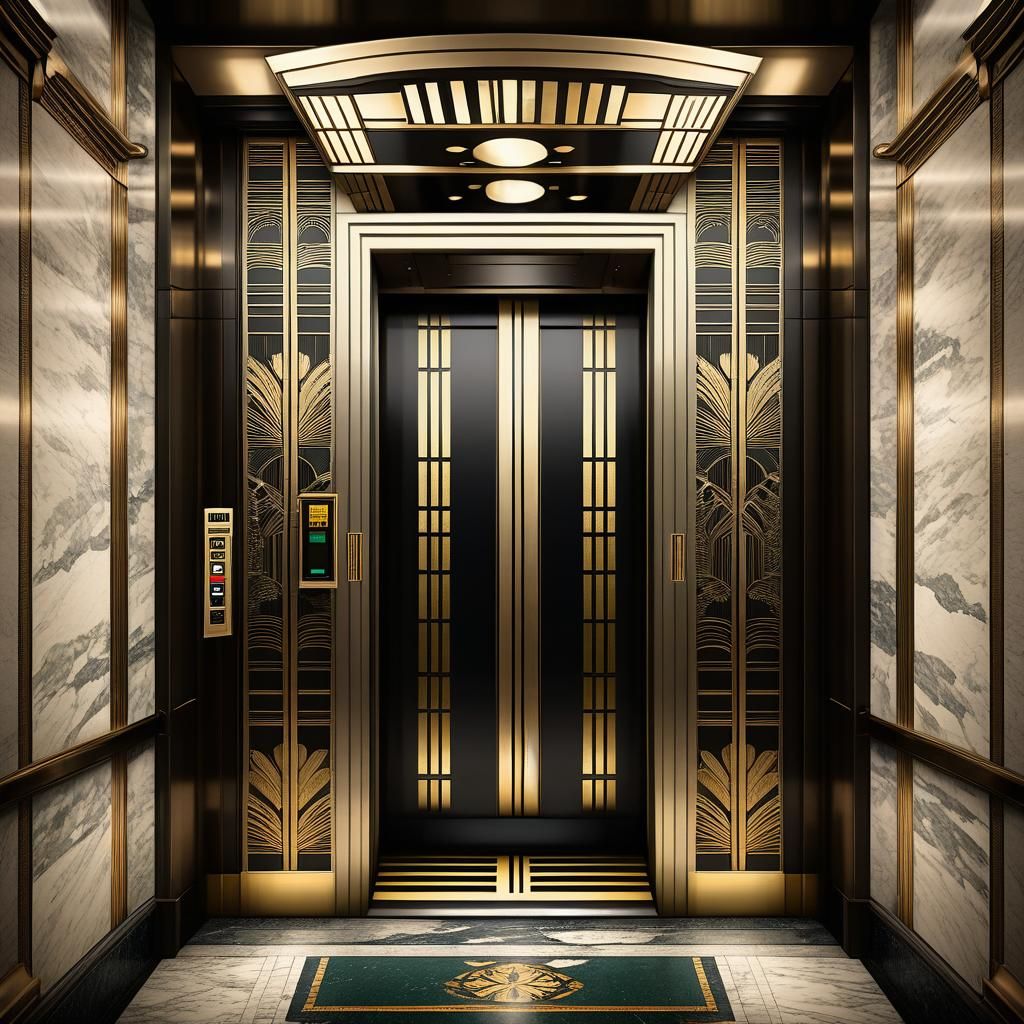 Art Deco Elevator Design from the 1920s