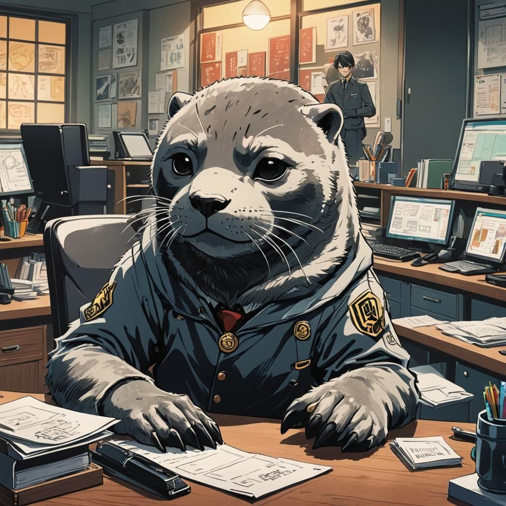 Anime Seal of Approval in Manga Style