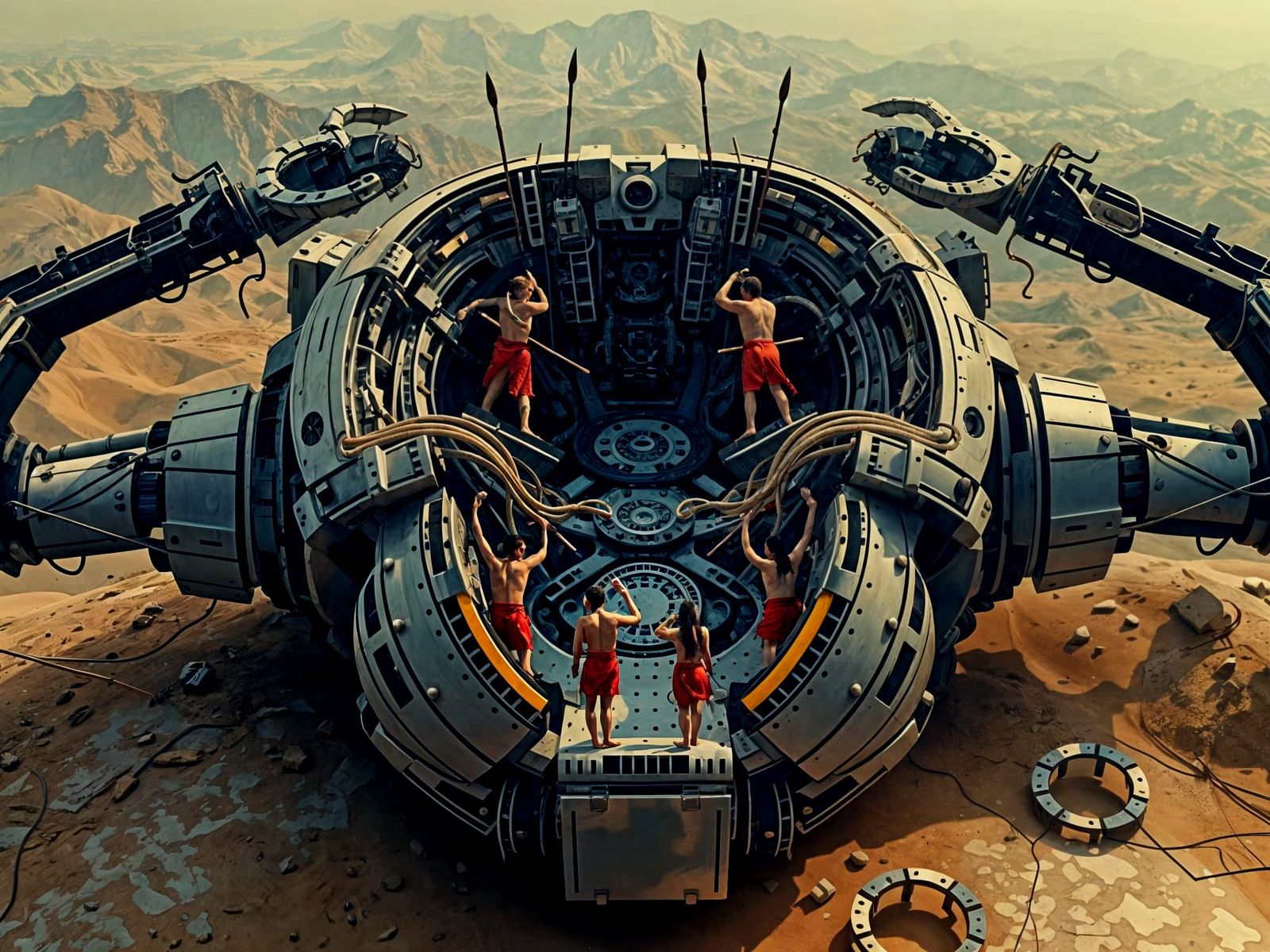 Colossal Robot Invasion of Ancient World