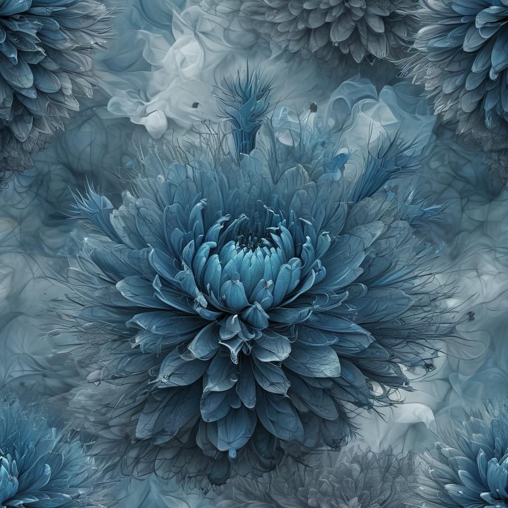 Blue smoke cactus #7