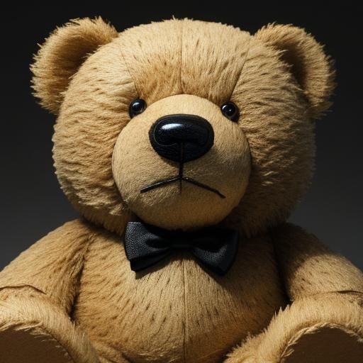 High Definition Teddy Bear Portrait