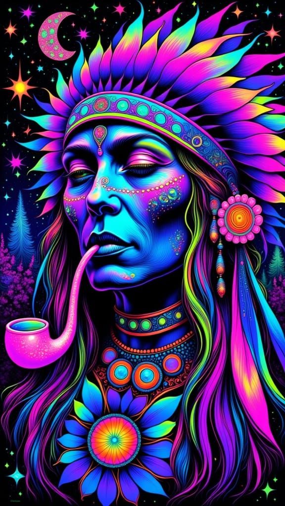 Psychedelic Native American