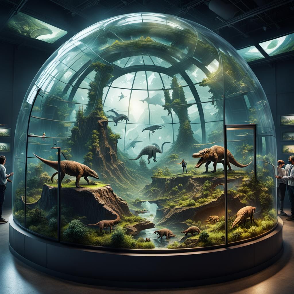 Earth as Jurassic Terrarium Observed by Scientists