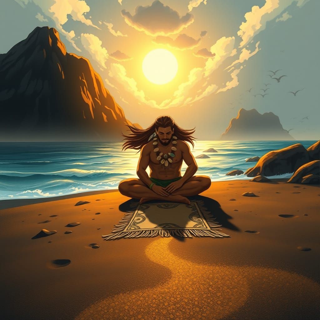 Maui, the Contemplative Artist: A Traditional Māori-Inspired...