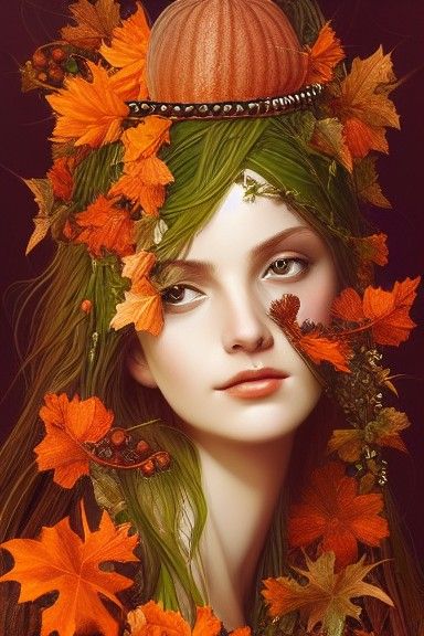 Goddess of Gourds: A Voluptuous Portrait