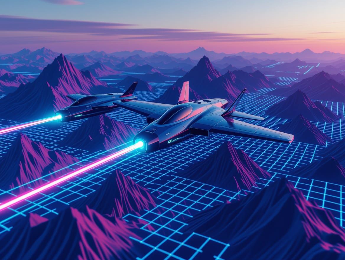 Airborne Lidar Data Processing in Futuristic Style