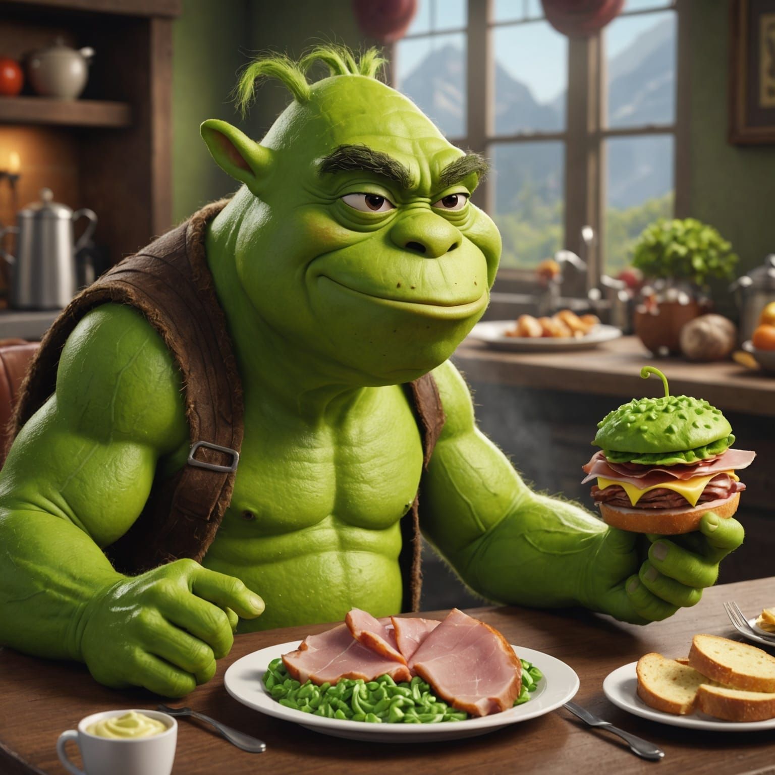 Green Eggs and Ham with Fictional Characters