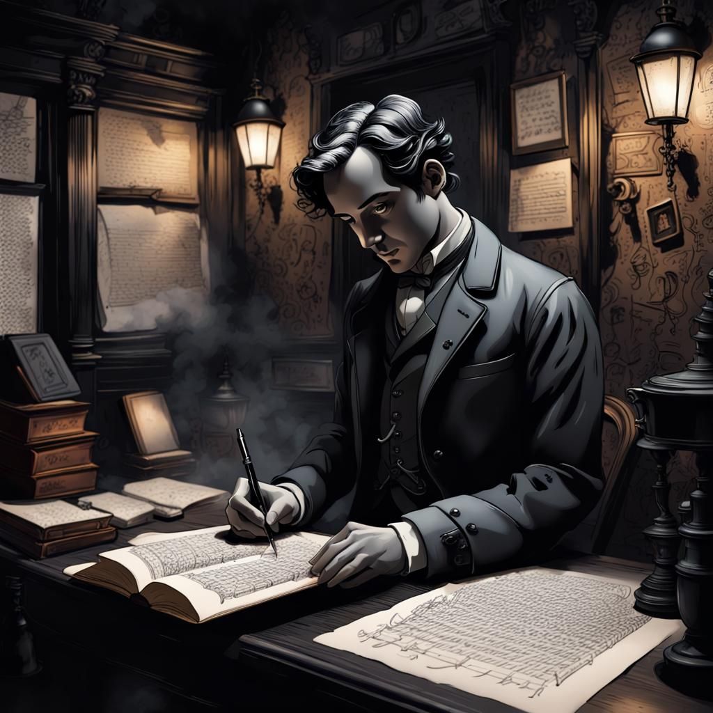 Sherlock Holmes 3D Paper Doll in Dark Victorian London