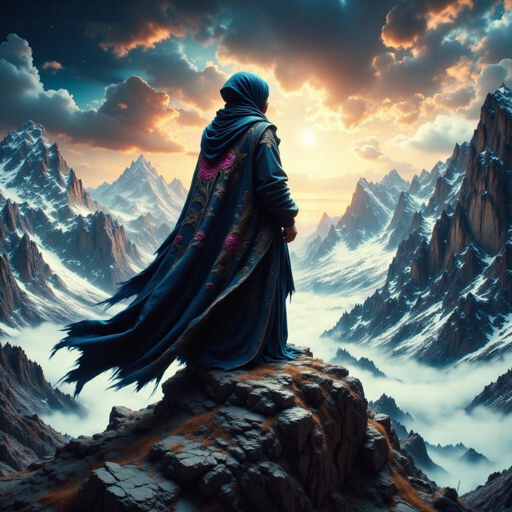 Ethereal Seer Surveys the Turbulent Skies