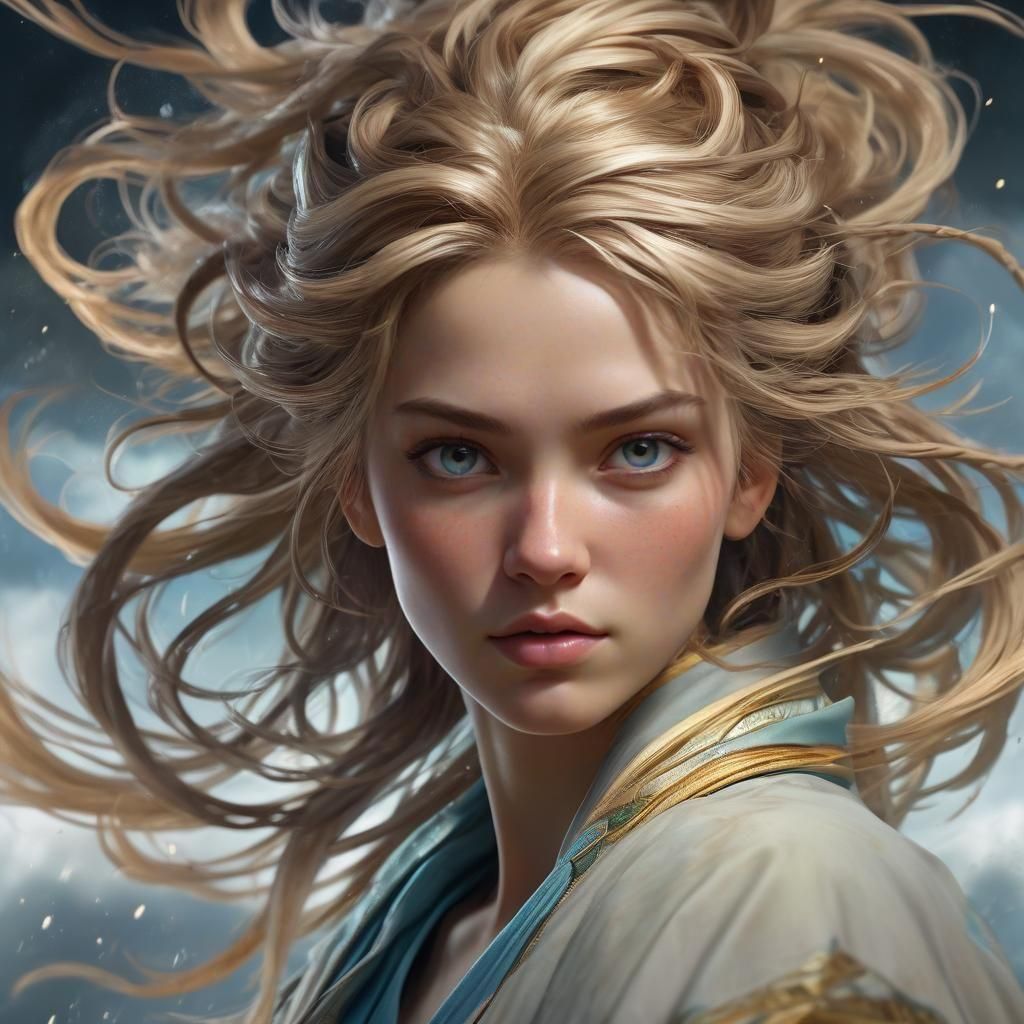 Zhongli Chasing a Storm: Dynamic Portrait