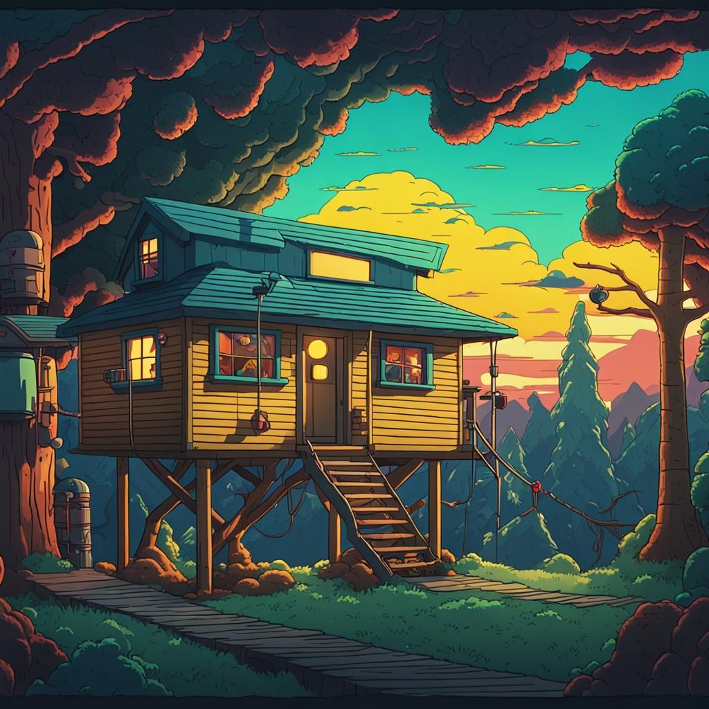 Cinematic Treehouse of Future Stories