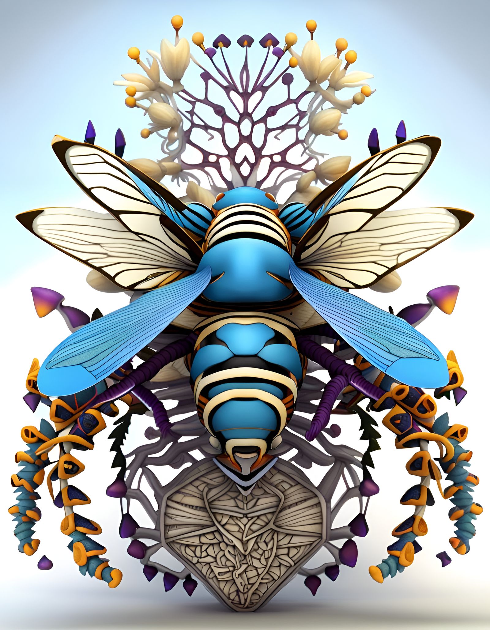 Australian Fauna and Flora with Quantum Fractals