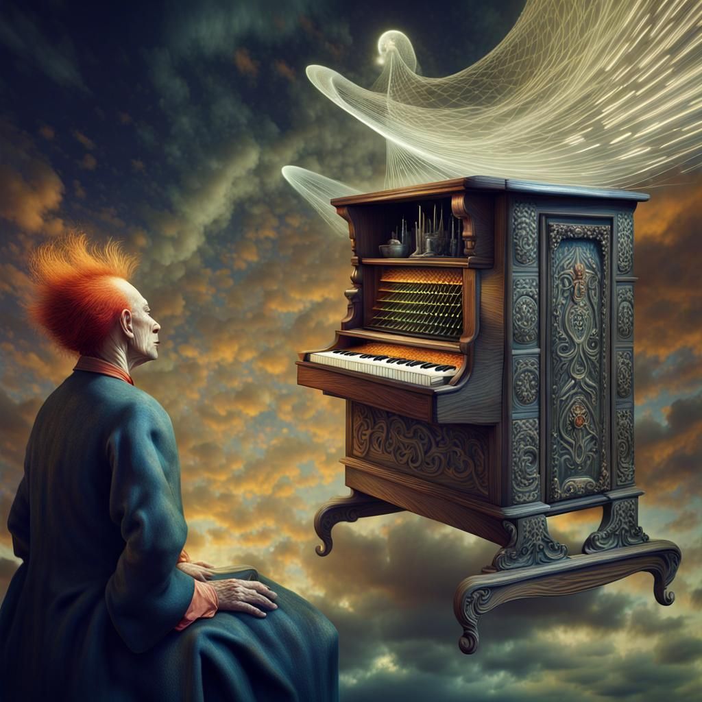 Magical Biological Surrealism with Chromatic Aberration