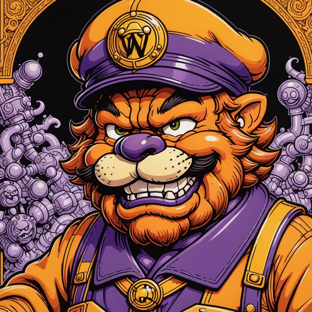 Warfield (Garfield Wario Mashup)