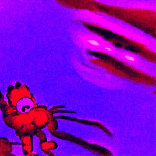 Scary Garfield: AI Interpretation