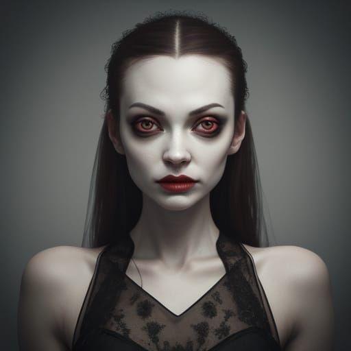 Ballerina With Lamprey Face: Dark Beauty