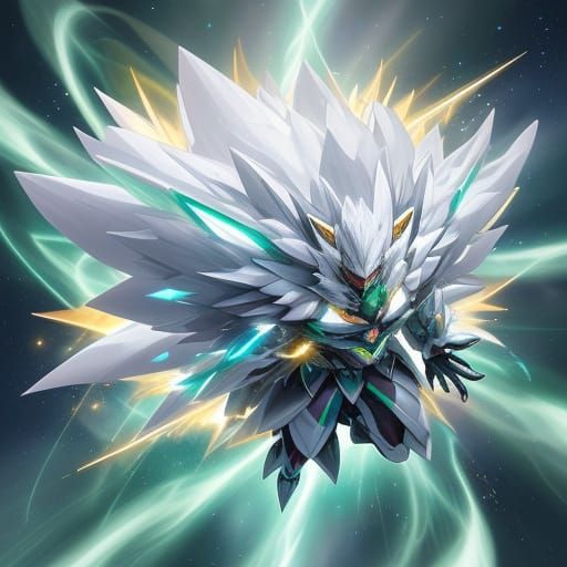 Radiant Pokemon Ascends with Solar Flare Intensity