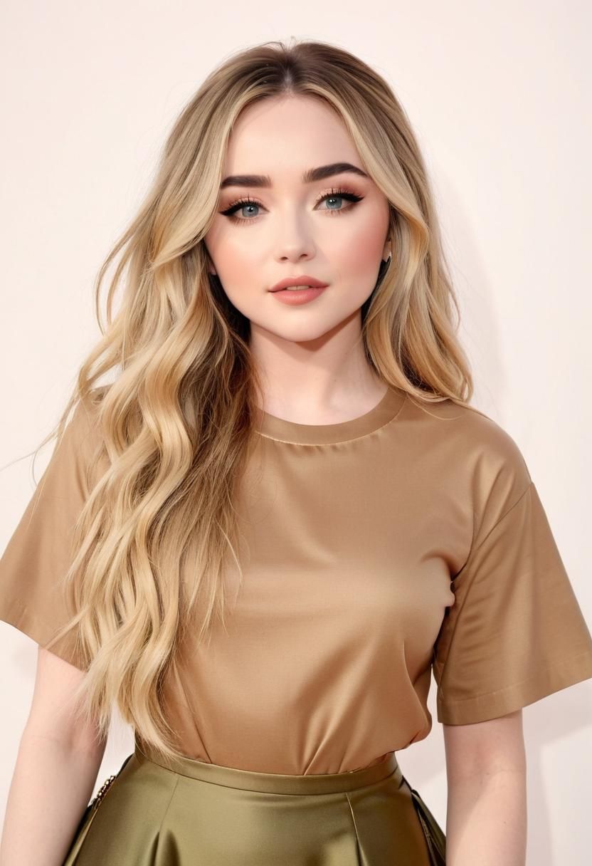 Portrait of a Beautiful Blonde Woman