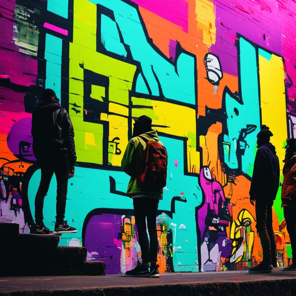 Urban Rebellion: Dystopian Art Gallery in Full Bloom