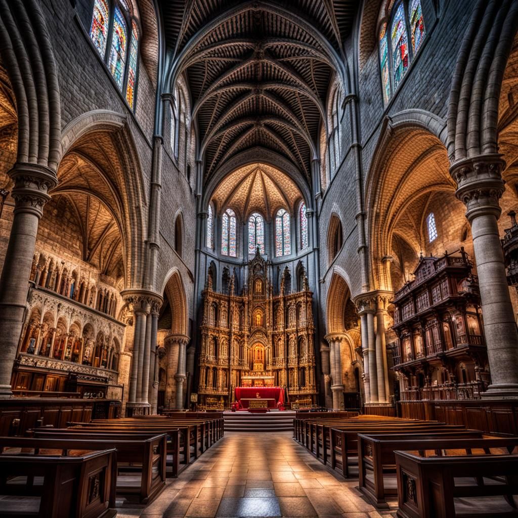 Hyperrealistic Image of Santa Maria de Palautordera