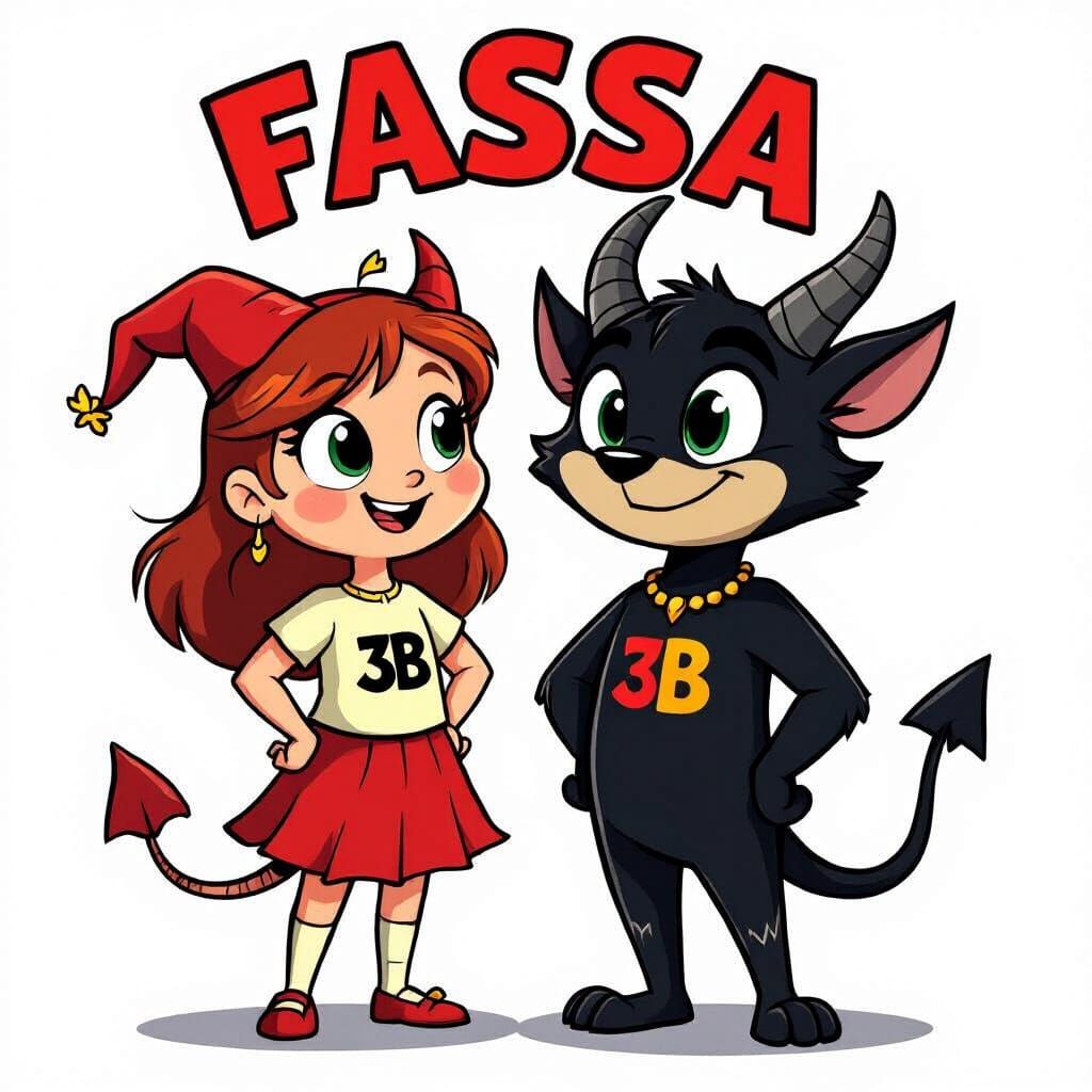 Cartoon Tasmanian Devil Mascot with Logo