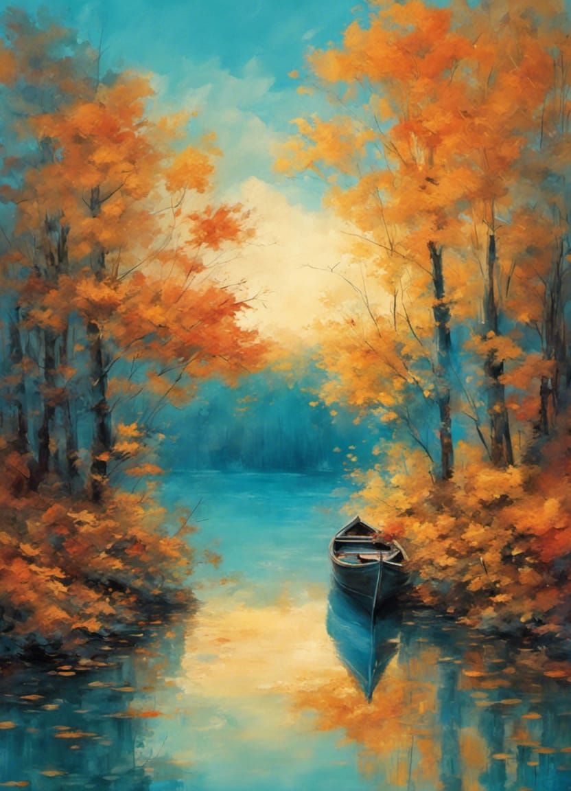 Autumn beauty, peaceful place