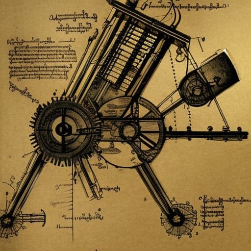 Steampunk Inventions Inspired by DaVinci Sketches
