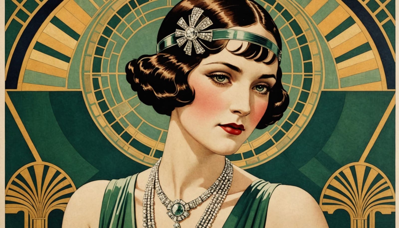 Art Deco Woman Portrait of the 1920s