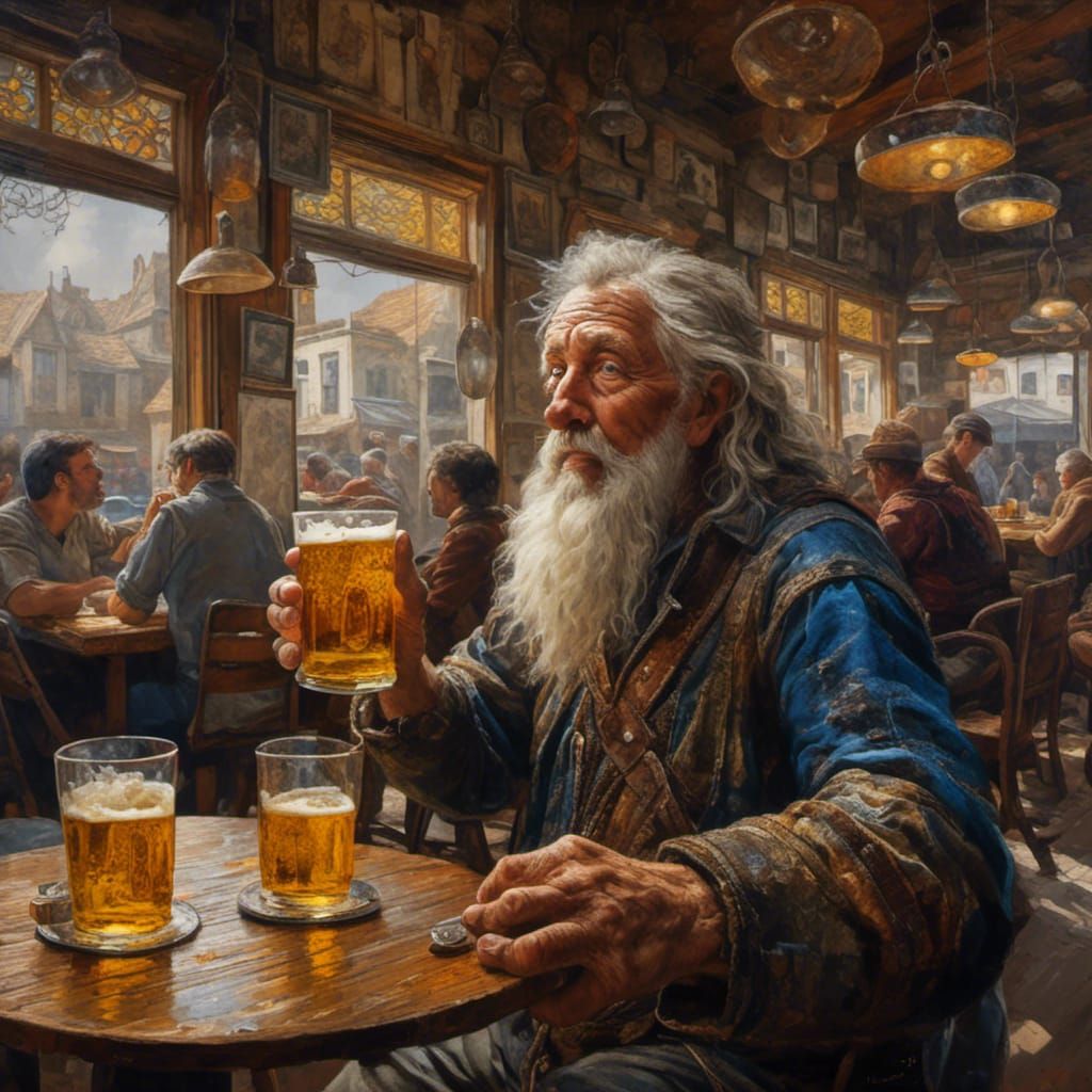 Renaissance-Inspired 3D Hyper Realistic Portrait of a Man Dr...