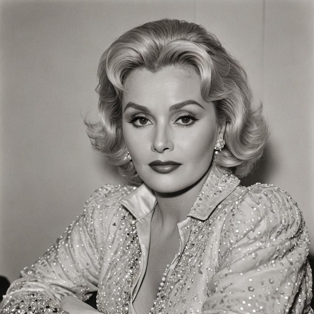 Portrait of Zsa Zsa Gabor