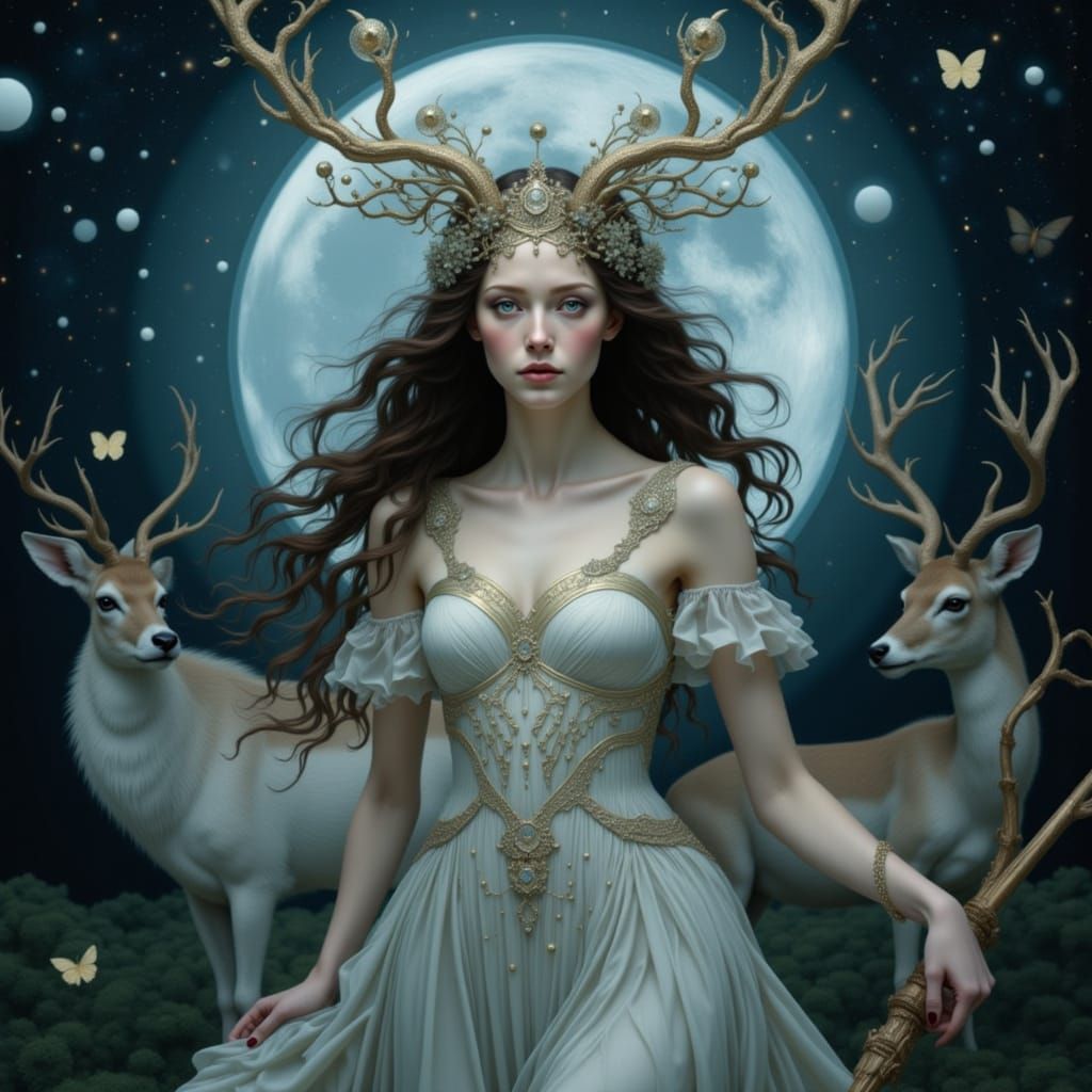 Artemis, goddess of the hunt.