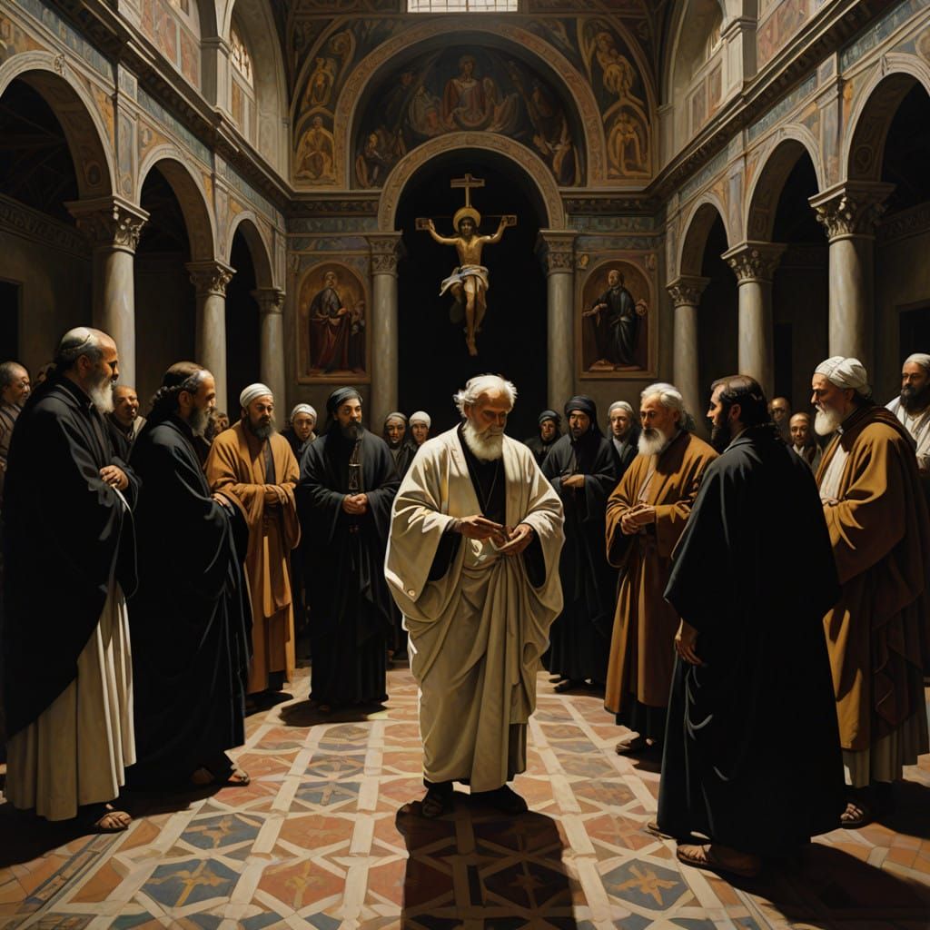 Orthodox and Catholic Leaders in Formal Byzantine-Style Disc...