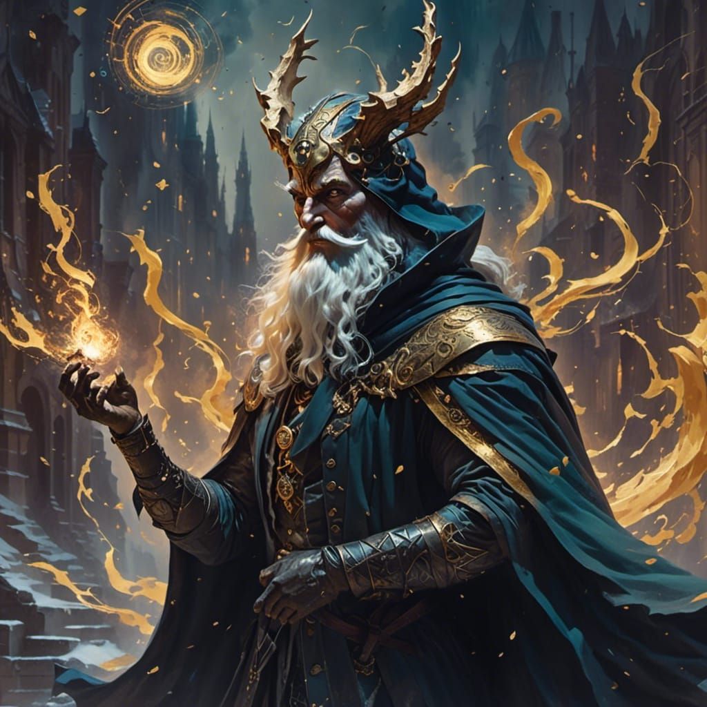 Enigmatic Portrait of a Seductive Figure