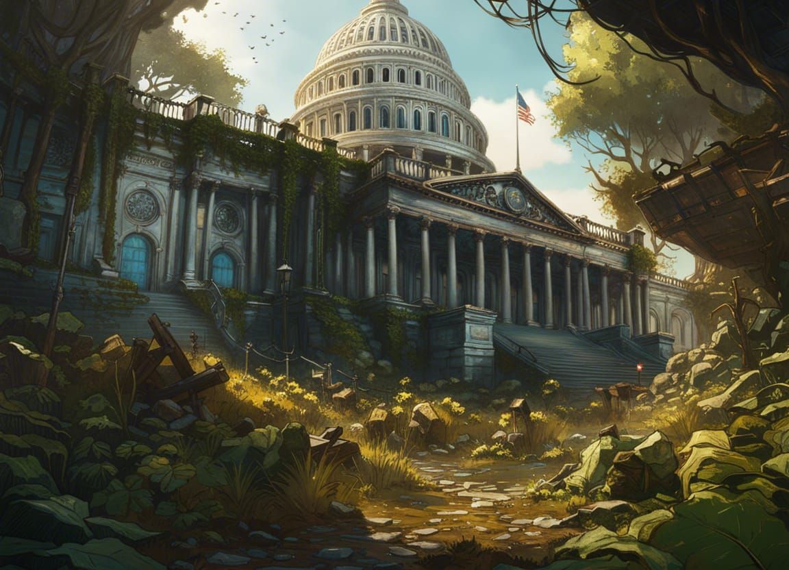 Post-Apocalyptic Landmark: U.S. Capitol